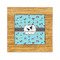 Yoga Poses Bamboo Trivet with Ceramic Tile Insert (Personalized)