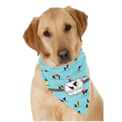 Yoga Poses Dog Bandana Scarf w/ Name or Text