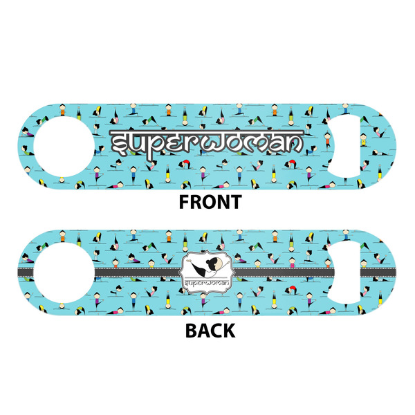 Yoga Poses Bar Bottle Opener - White - Approval
