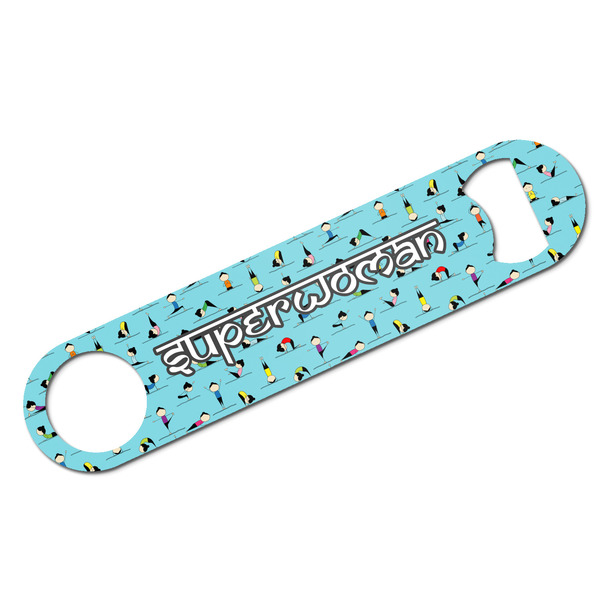 Custom Yoga Poses Bar Bottle Opener w/ Name or Text