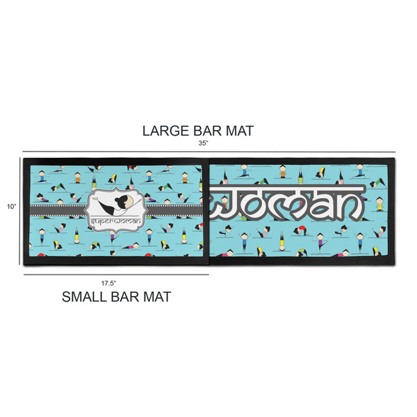 Yoga Poses Bar Mats - Sizing Chart