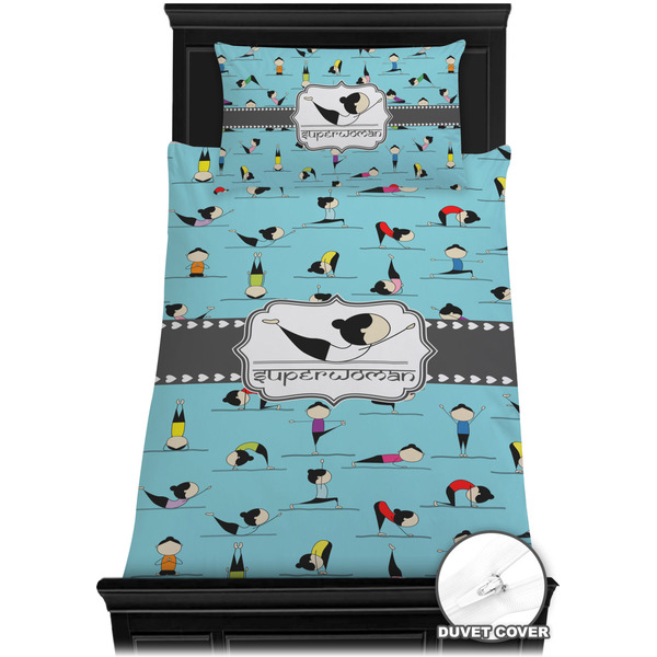 Yoga Poses Bedding Set (TwinXL) - Duvet