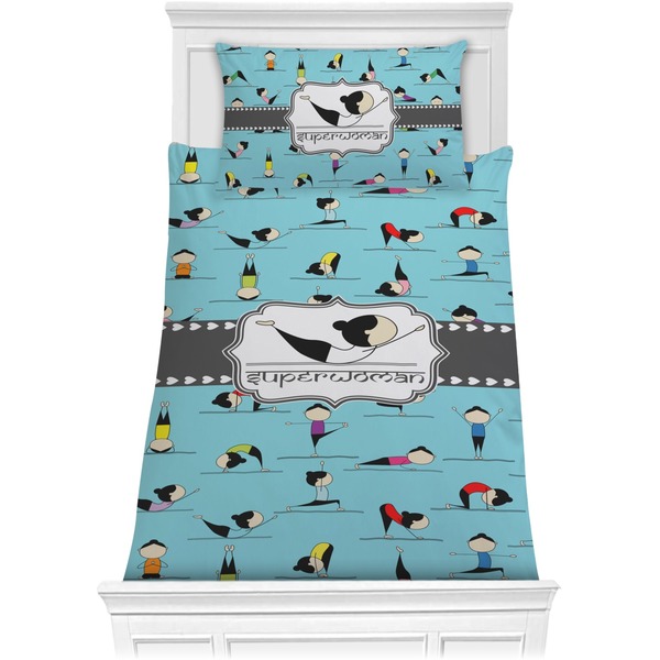 Yoga Poses Bedding Set (Twin)