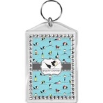 Yoga Poses Bling Keychain (Personalized)