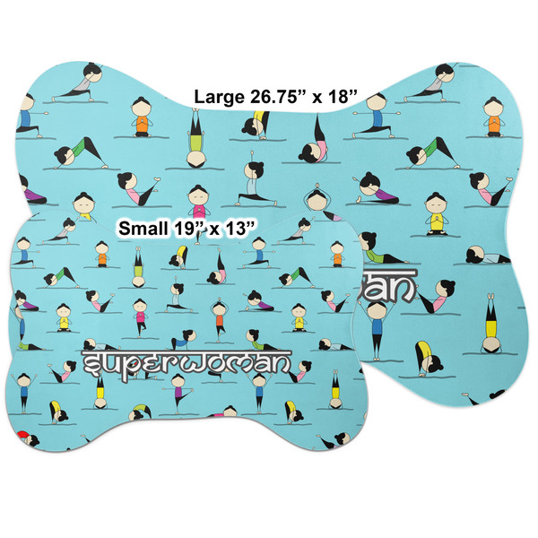 Yoga Poses Bone Shaped Mat Comparison