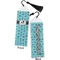 Yoga Poses Bookmark with tassel - Front and Back