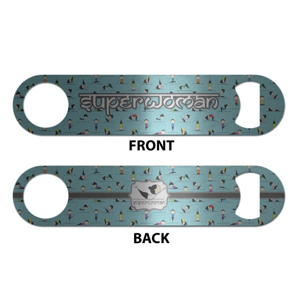 Yoga Poses Bottle Opener - Front & Back