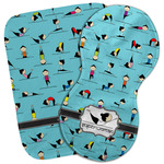 Yoga Poses Burp Cloth (Personalized)