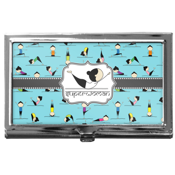 Custom Yoga Poses Business Card Case