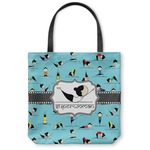 Yoga Poses Canvas Tote Bag - Small - 13"x13" (Personalized)
