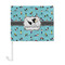 Yoga Poses Car Flag - Large - FRONT
