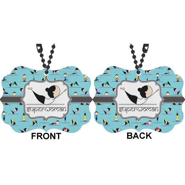 Yoga Poses Car Ornament (Approval)