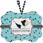 Yoga Poses Rear View Mirror Charm (Personalized)