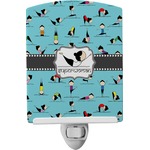 Yoga Poses Ceramic Night Light (Personalized)