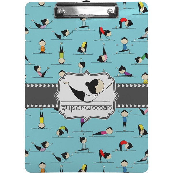 Custom Yoga Poses Clipboard (Personalized)