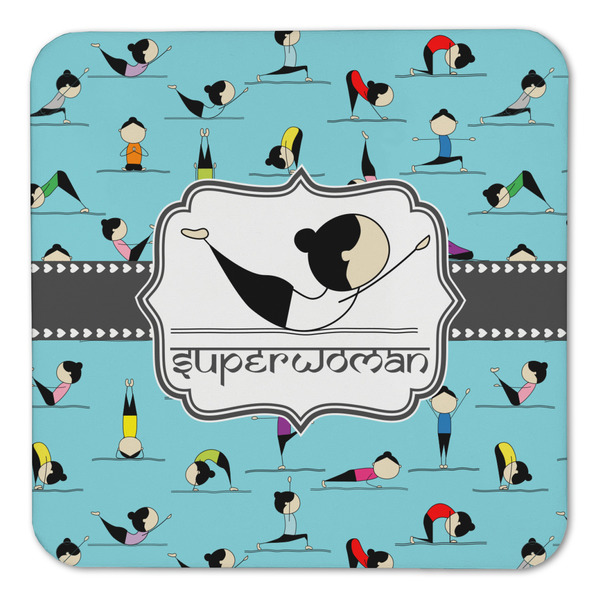 Yoga Poses Coaster Set - FRONT (one)