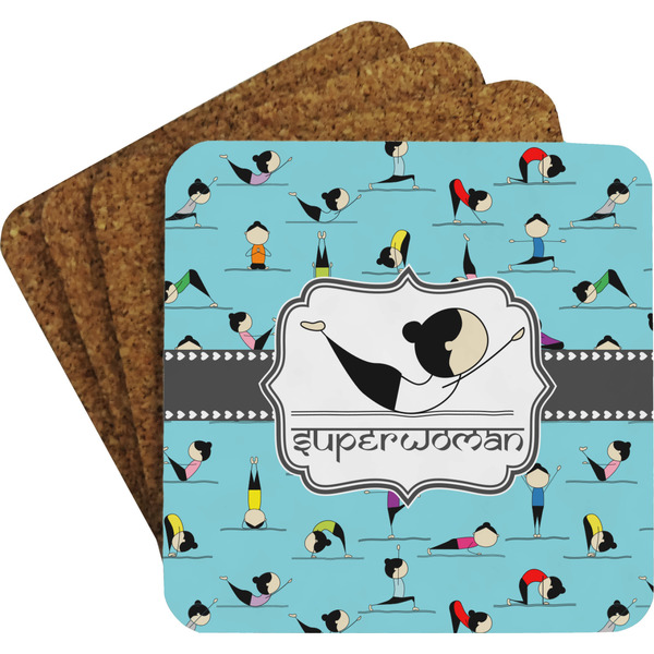 Yoga Poses Coaster Set (Personalized)