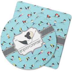 Yoga Poses Rubber Backed Coaster (Personalized)