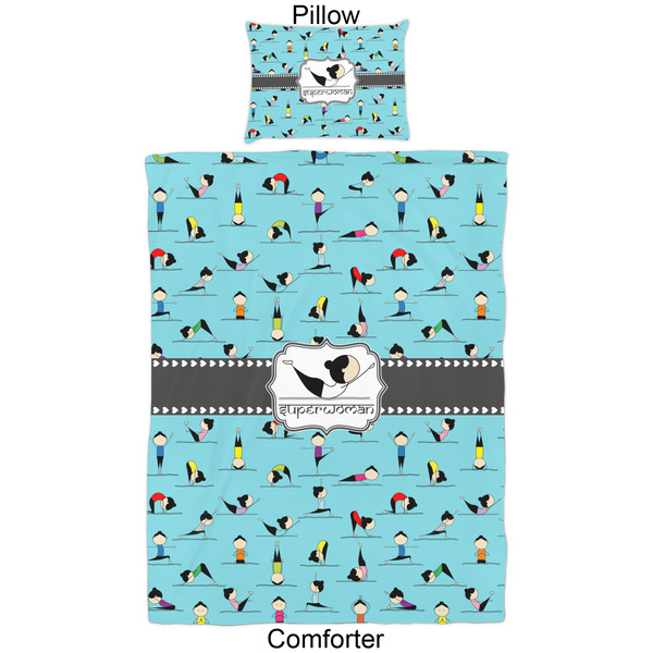 Yoga Poses Comforter Set - Twin - Approval