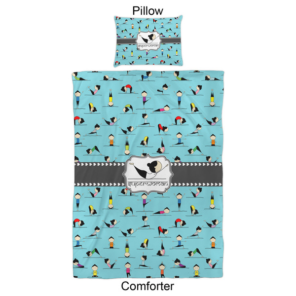 Yoga Poses Comforter Set - Twin XL - Approval