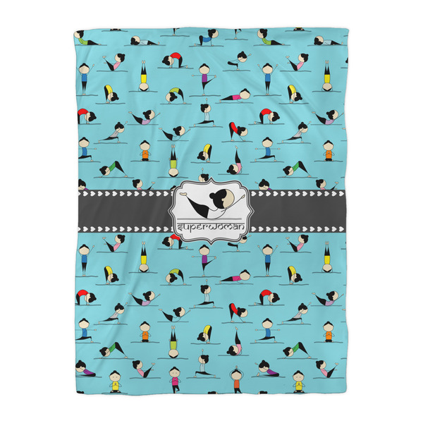 Yoga Poses Comforter - Twin XL - Front