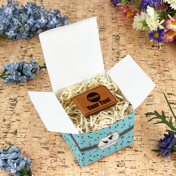 Yoga Poses Cubic Gift Box - In Context