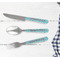 Yoga Poses Cutlery Set - w/ PLATE