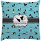 Yoga Poses Decorative Pillow Case (Personalized)