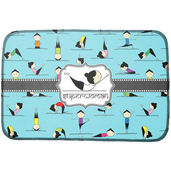 Custom Yoga Poses Dish Drying Mat (Personalized)