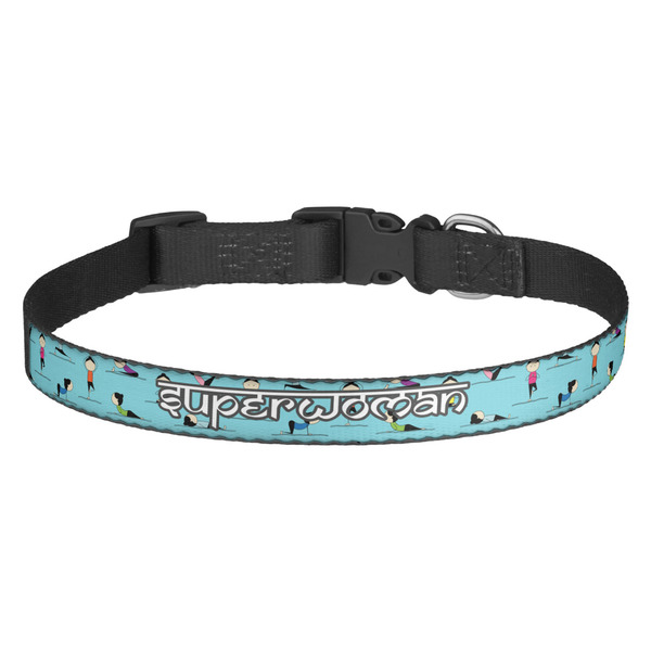 Custom Yoga Poses Dog Collar (Personalized)
