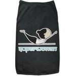 Yoga Poses Black Pet Shirt (Personalized)