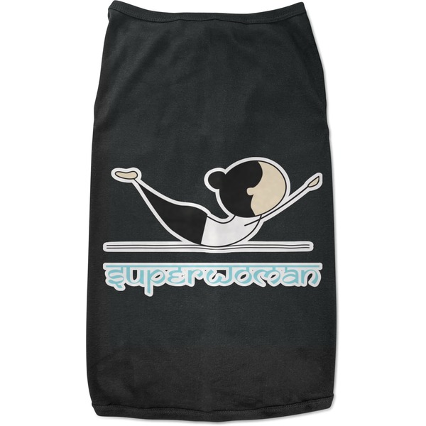 Custom Yoga Poses Black Pet Shirt - L (Personalized)