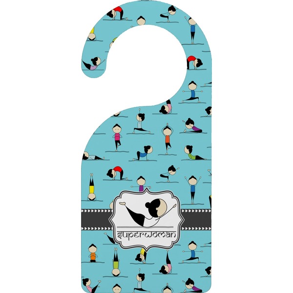 Custom Yoga Poses Door Hanger (Personalized)