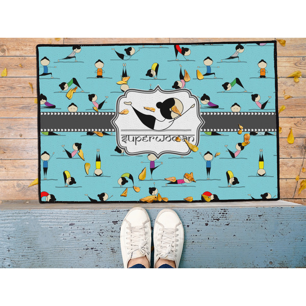 Yoga Poses Door Mat - LIFESTYLE (Med)