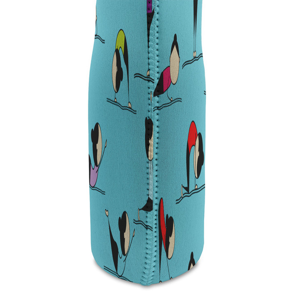 Yoga Poses Double Wine Tote - DETAIL 2 (new)