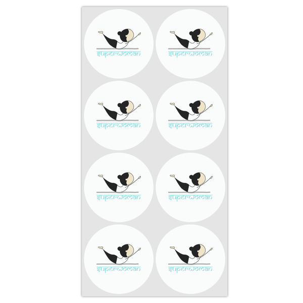 Yoga Poses Drink Topper - Medium - Set of 12