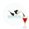Yoga Poses Drink Topper - Medium - Single with Drink