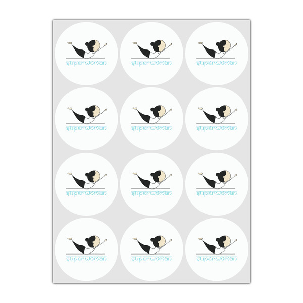 Yoga Poses Drink Topper - Small - Set of 12