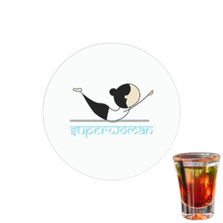 Yoga Poses Printed Drink Topper - 1.5" (Personalized)