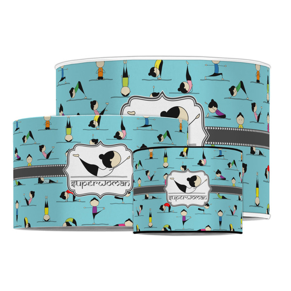 Yoga Poses Drum Lampshades - MAIN