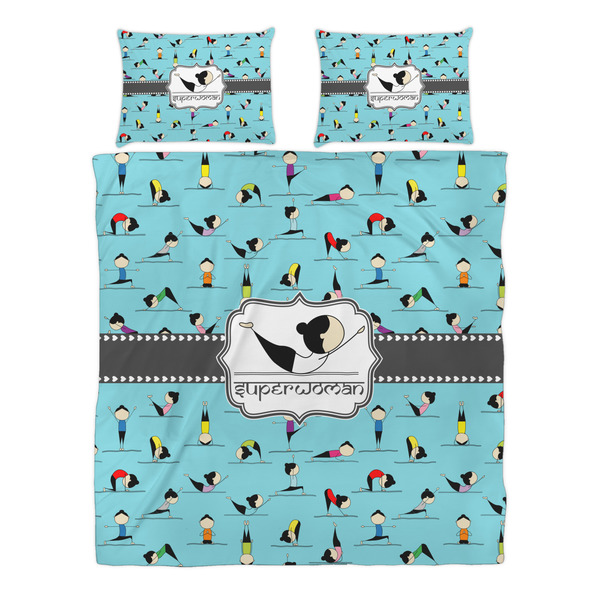 Yoga Poses Duvet cover Set - Queen - Alt Approval