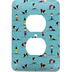 Yoga Poses Electric Outlet Plate (Personalized)