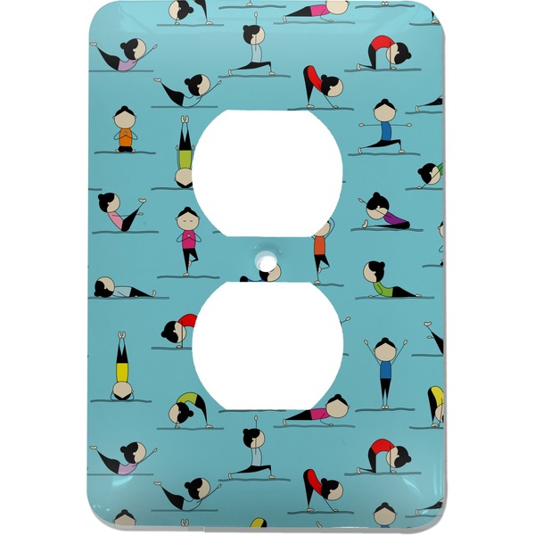 Custom Yoga Poses Electric Outlet Plate