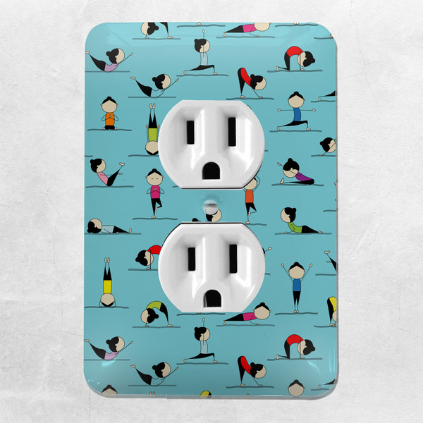 Yoga Poses Electric Outlet Plate - LIFESTYLE