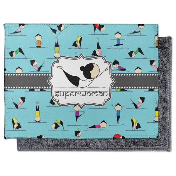 Yoga Poses Electronic Screen Wipe - Flat