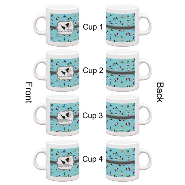 Yoga Poses Espresso Cup Set of 4 - Apvl
