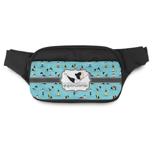 Custom Yoga Poses Fanny Pack - Modern Style (Personalized)