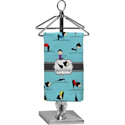 Yoga Poses Finger Tip Towel - Full Print (Personalized)