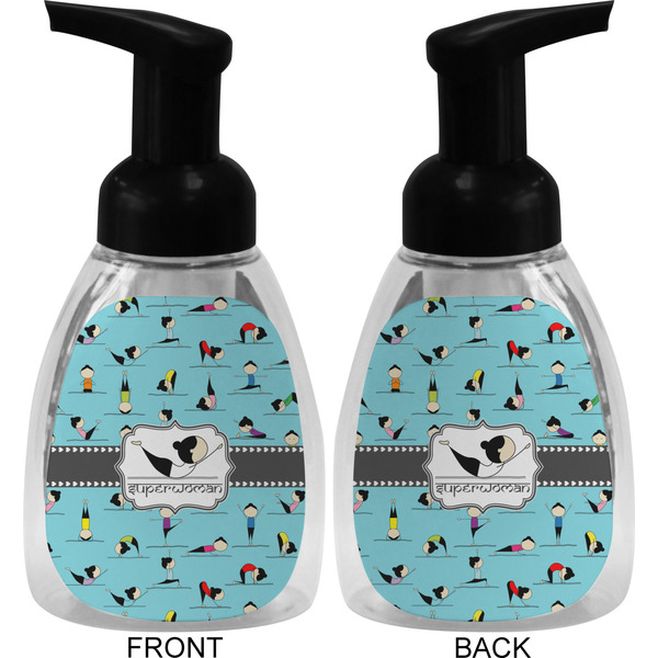 Yoga Poses Foam Soap Bottle (Front & Back)