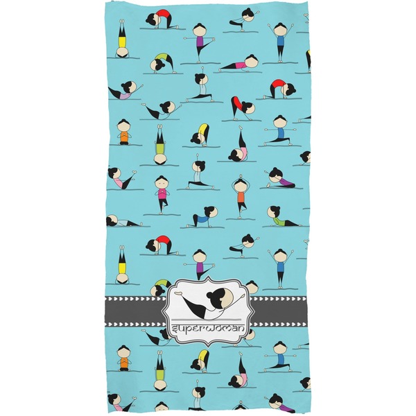 Yoga Poses Full Sized Bath Towel - Apvl